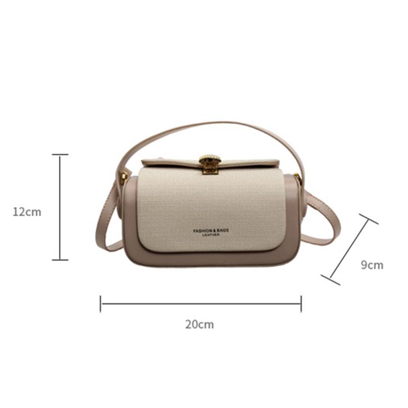 Stylish Vintage Mini Crossbody Bag with a Kiss Lock Featuring a Detachable Top Handle And a Square Design Perfect for Women KTY