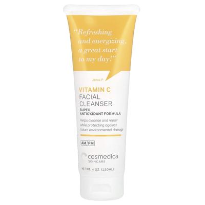 Nettoyant Visage Vitamine C, Formule Super Antioxydante, 120ml(125 grammes)