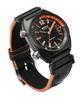Armbanduhr - S808M-04 - Mid Quarz Uhr MOTO-R - Leder, Nylon - Zuverlässiges Quarzwerk für den täglichen Gebrauch
