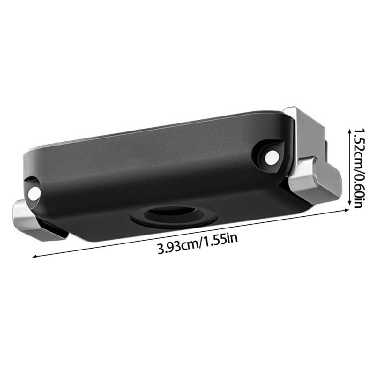 AntiSlip 1/4 Quick Release Base Plate with 1/4inch Top Cover Aluminum Camera Mount for Outdoor Sports Photography