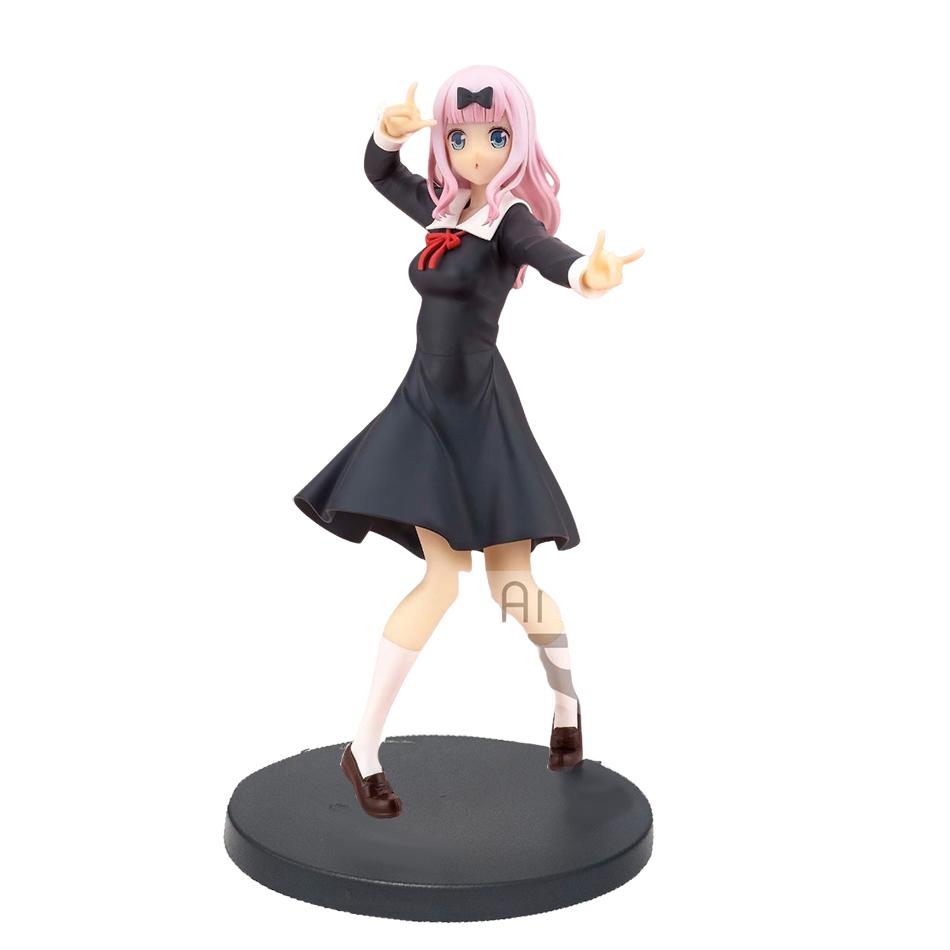 18cm Anime Figur Love is War Fujiwara Chika Shinomiya Kaguya Kawaii Mädchen Actionfigur Sammlerstück Modell Puppe Spielzeug Geschenke