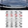 3D Chrome ABS Logo Car Front Hood Emblem Bonnet Letters Badge Sticker Decal For 2020 2021