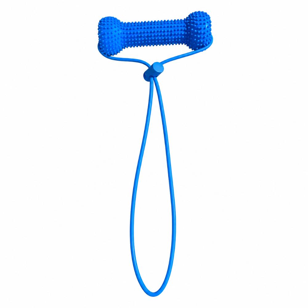 PVC Dual-Action Canine Dental Prop Dog Toothbrushing Toy for Medium Small Dogs