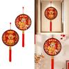 Chinese New Year Hanging Decoration 3D Shaking Head Caishen Wall Hanging Ornament for Dinning Room Opening Bedroom Home Door