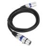XLR Stecker auf Buchse Mikrofonkabel Verlustfrei Rauscharm 3-Pin XLR Stecker auf XLR Buchse Kabel für Mikrofone Lautsprecher