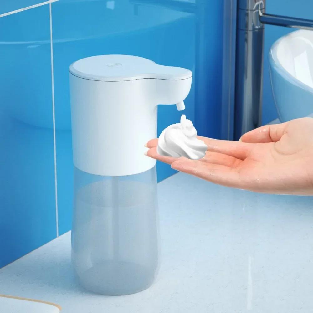 350/600ML Touchless Automatic Soap Foam Dispenser USB Rechargeable Liquid Foam HandWasher Machine Infrared Sensor Soap Dispenser