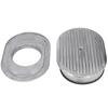 12in Air Cleaner Assembly Aluminium Alloy Oval Style Replacement for Chevy Hot Rod