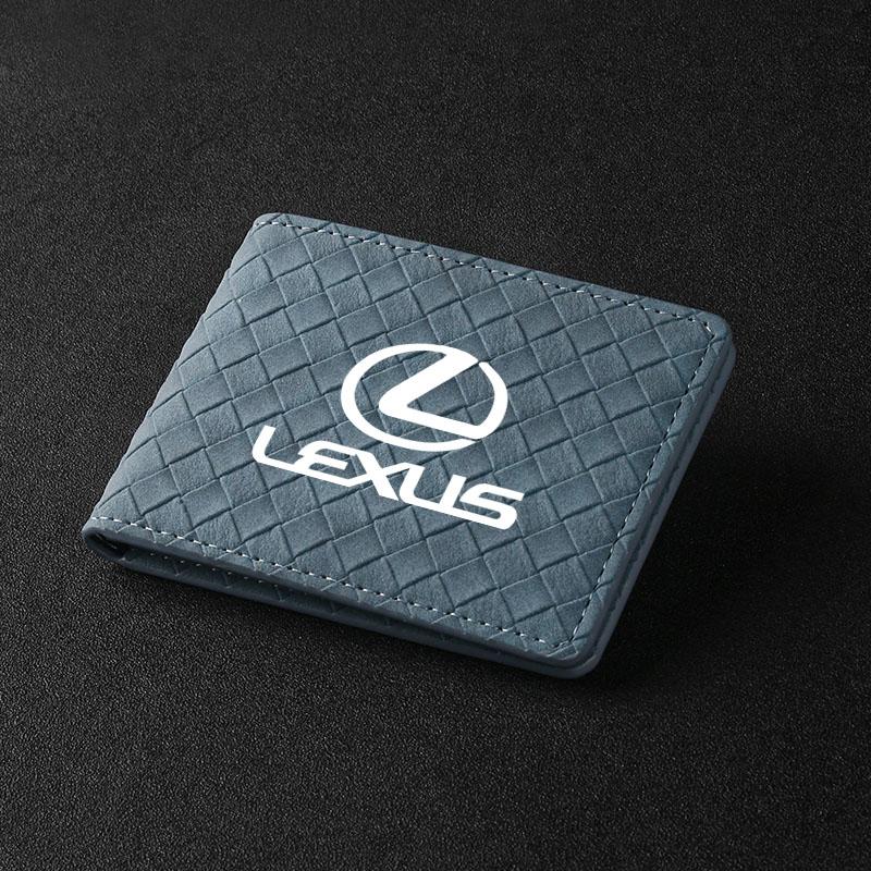 Car Driver License Wallet ID Credit Card Holder For Lexus RX300 IS200 IS250 ES350 Ct200h UX250h NX300h RX350 ES300h RX400h NX GS MW2