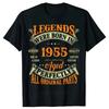 Vintage 1955 69 Jahre alt T-Shirt Herren Baumwoll-T-Shirt T-Shirt Camiseta Neuheit Lustig Street Baumwolle Herren Top T-Shirts Design