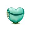New Copper Heart Colored Heart-Shaped Beads Sea Shell Charm Fit Original Bracelet Accessories Women Jewelry