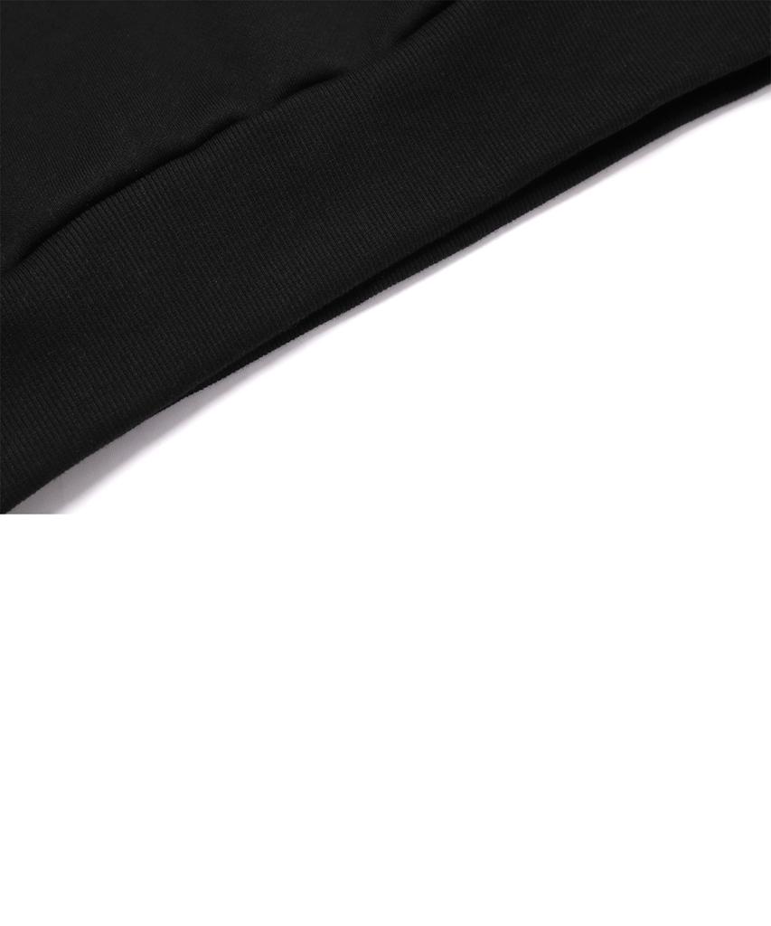 VANNWORKS Comport Bear Oversized Sweatshirt (Vndts105) Black