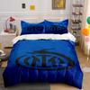 Blue Bedding with Inter Logo. Bedding Sets Duvet Cover Sets Duvet Covers Pillowcases(1 * Duvet Cover 2 * Pillowcases Without Duvet Insert)