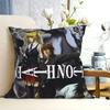 Anime Death Note Pillow Case Home Decoration Polyester Cushion Cover For Sofa Throw Pillow Cover Resuable Funda Cojines 45X45