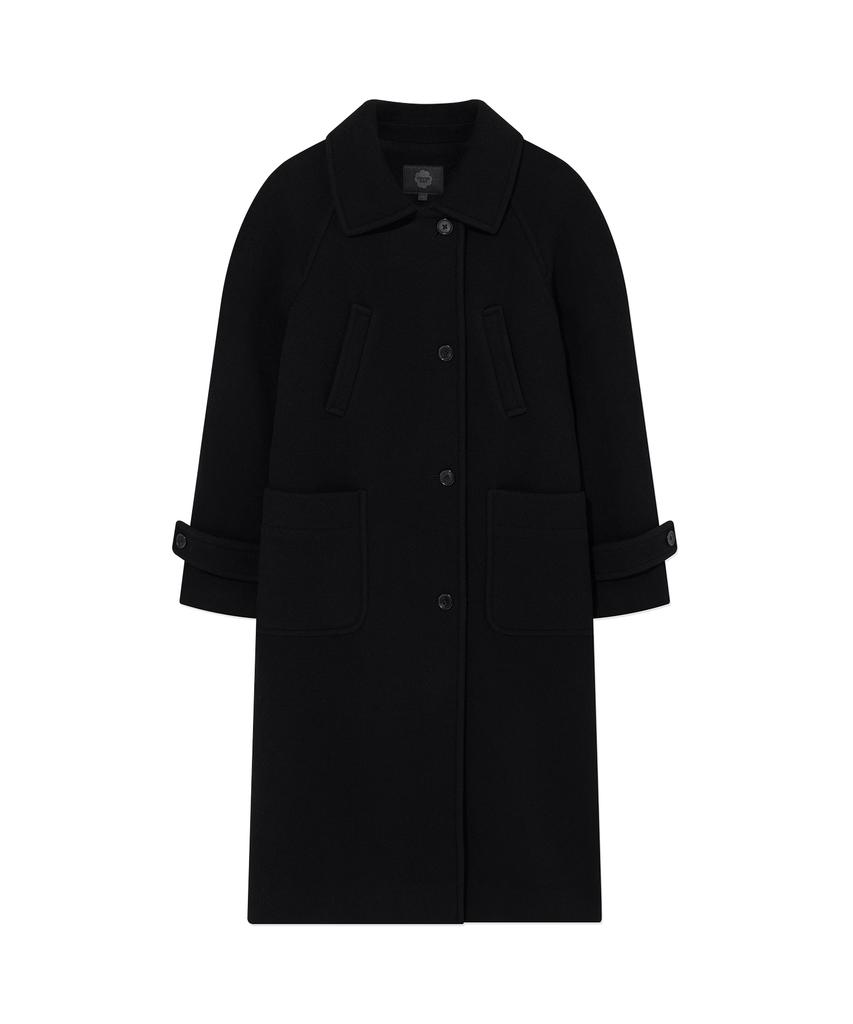 Covernat Woman Wool Single Long Coat (2 Colors)