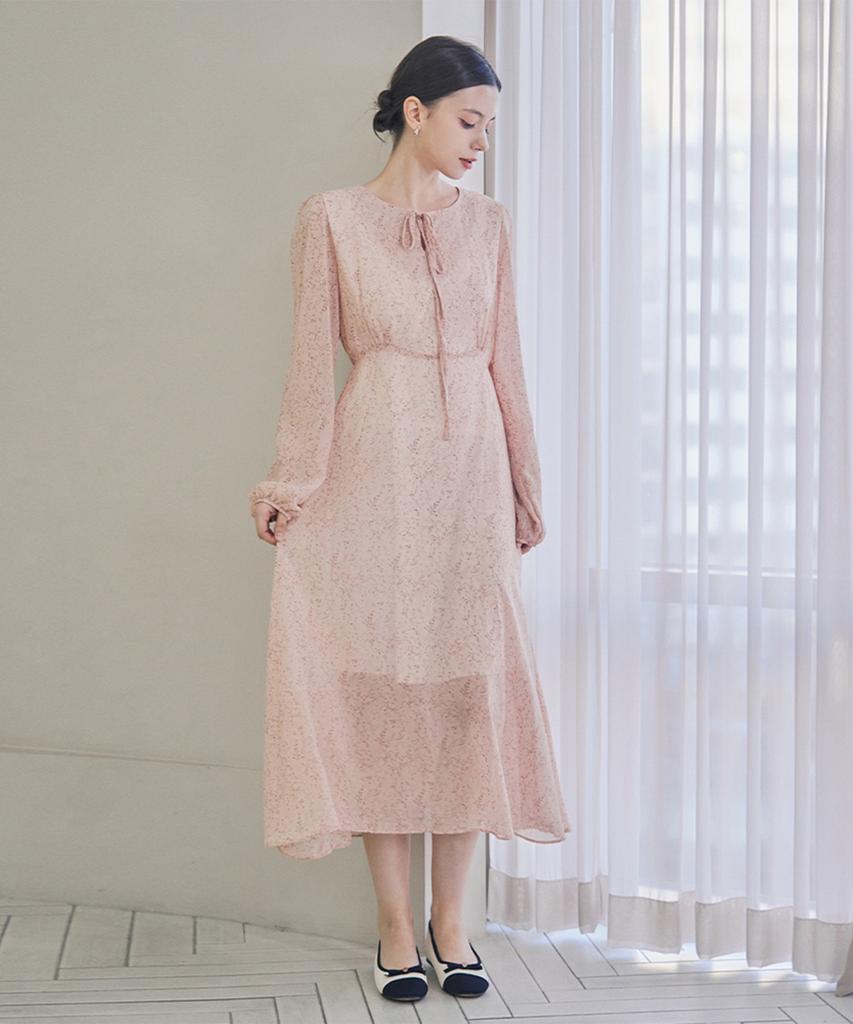 SOUP Floral Ribbon Long Dress (Sb3Opf1)