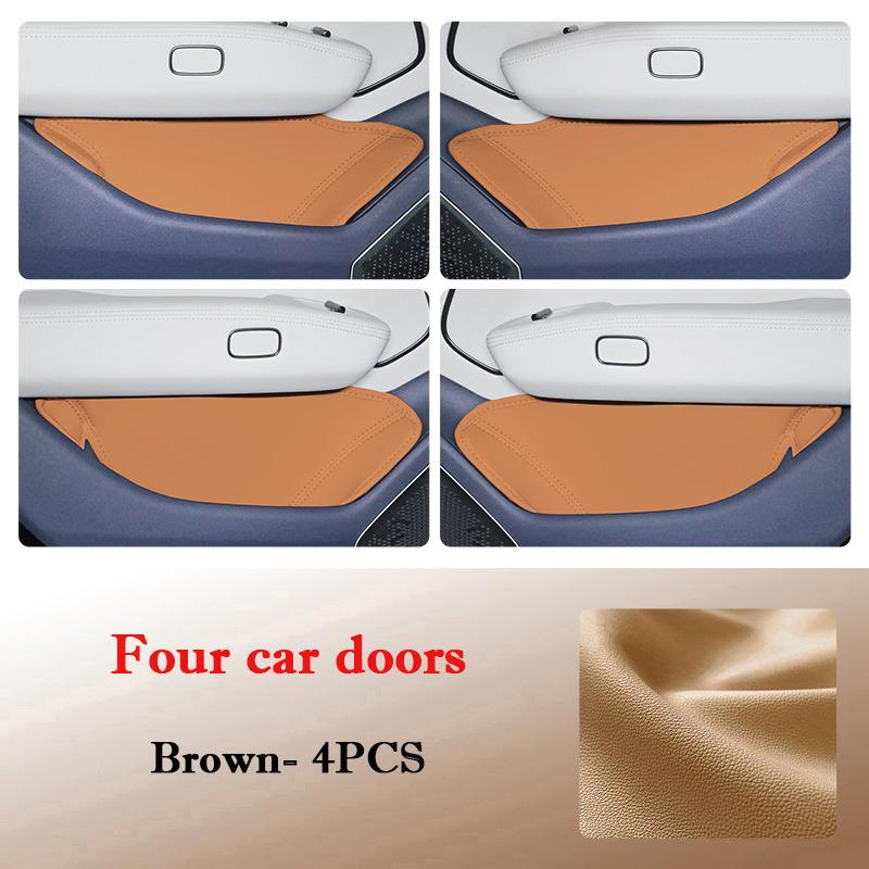 For Lynk & Co Z10 2026 2026 Car Door Slot Protective Pad Leather Waterproof Door Groove Mat Storage Barrel Interior Accessories
