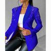 Women's Stylish and Elegant Bubble Beads Slim Fit Suit Jacket