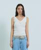 Amy Knit Sleeveless (White)