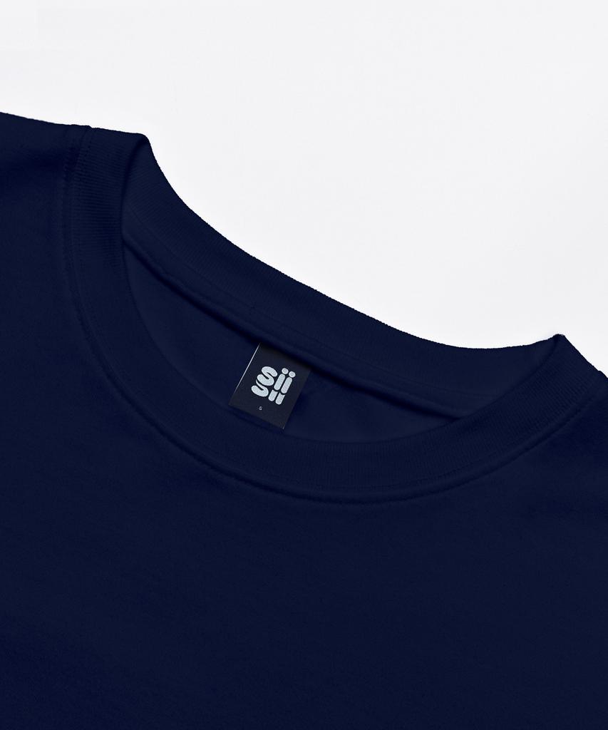 PAGESIISII Wish Things Printed Short Sleeve T-Shirt Navy