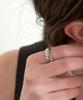 Halden Bold Rope Ring (R002_Silver)