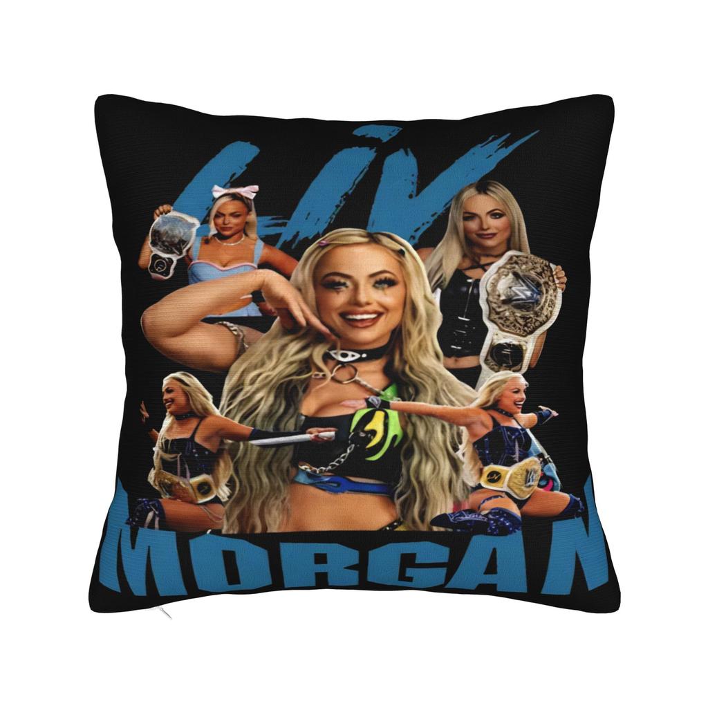 Liv Morgan American Wrestler And Actress Pillow Case Custom Pillow Cover For Chair Sofa Home Decor Cute Funny Pillowcases