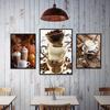 New Art Poster Coffee Theme Decorative Painting Poster Art Cloth Home Background Wall Decoration Hanging Painting