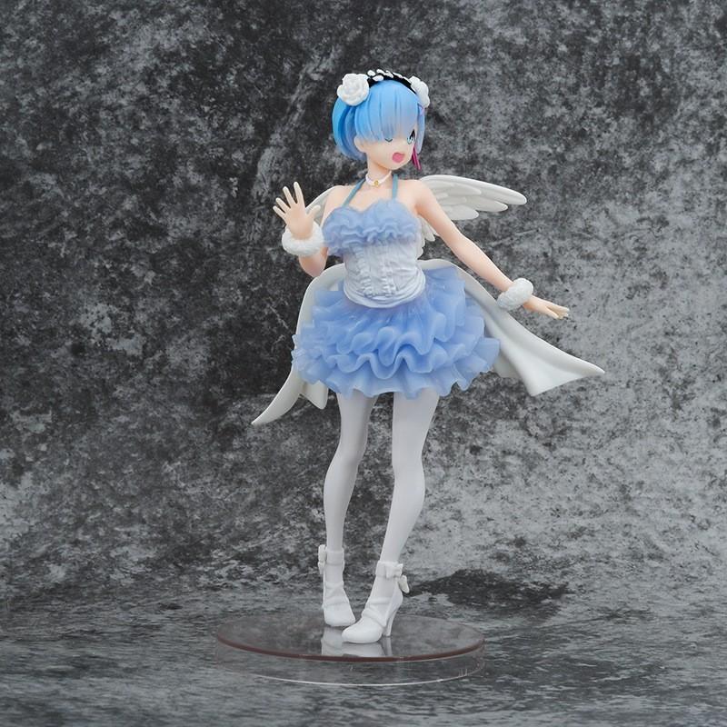 Anime Figur Rem Engelsflügel Re Zero Starting Life In Another World Stehend PVC Statue In Box Sammlerstück Schreibtischdekoration
