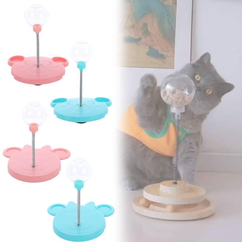 Pet Ball Toy With Food Dispenser For Cats And Small Dogs Interactive Enrichment