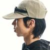 S SY Slow Walkers Club Nylon Long Bill Cap Beige