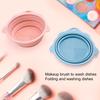 Brosse de nettoyage pliable en silicone avec différents engrenages et trou de suspension