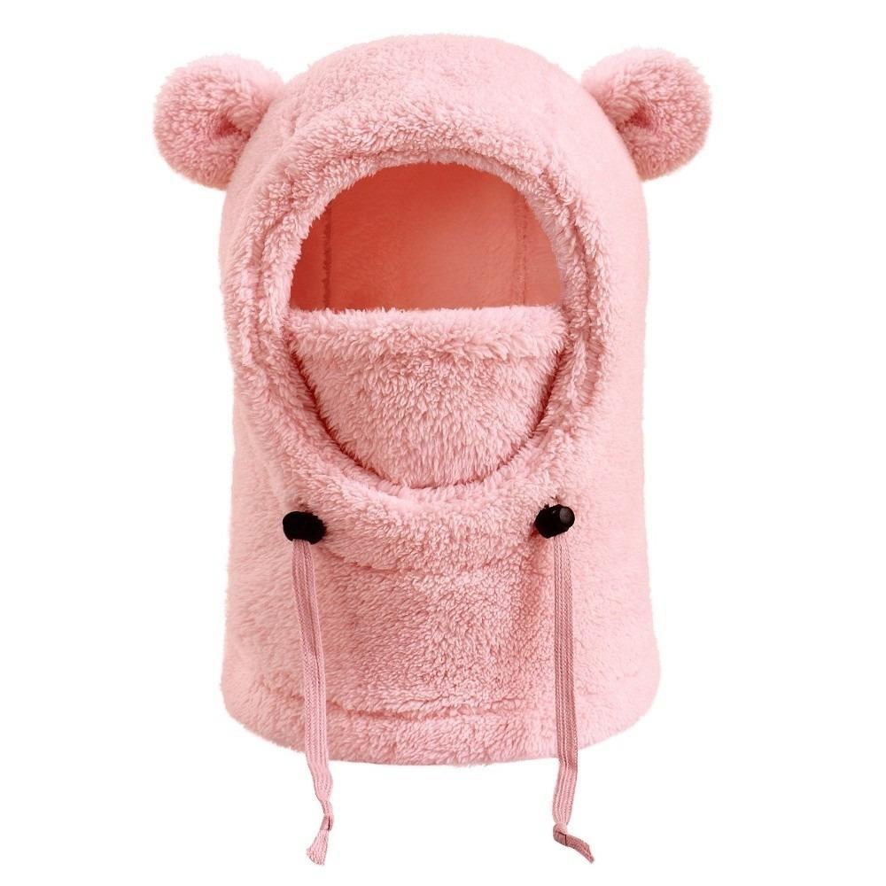 Windproof Kids Hat Scarf Mask Set Cute Animal Ears Ear Protection Hat New Beanie Caps Kids