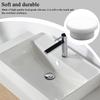 Bathroom Rubber Wash Basin Overflow Ring Kitchen Sink Washbasin Drain Seal Stopper Bathtub Drain Cap Plug Accessories