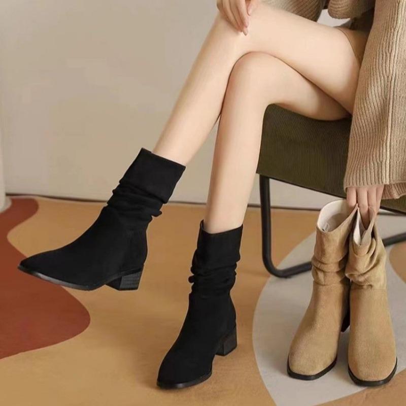 Women Winter Boots Round Toe Fashion Durable Comfortable Wear For Daily Use Durable Material With Good Quality