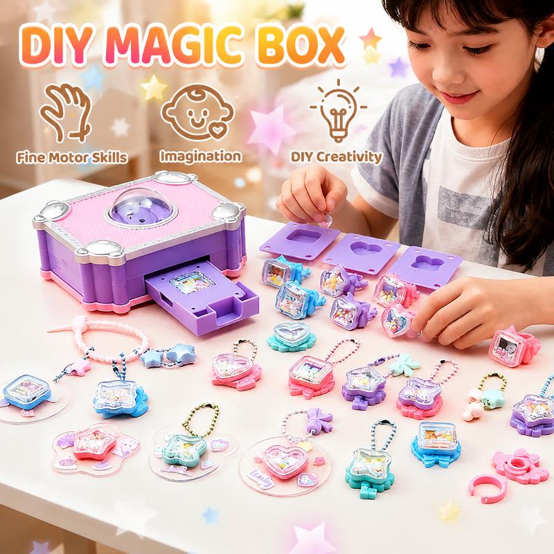 Magic Book Guka Sticker Making Set Complete Handmade Craft Kit Creative DIY Toys for Kids Birthday Holiday Gifts
