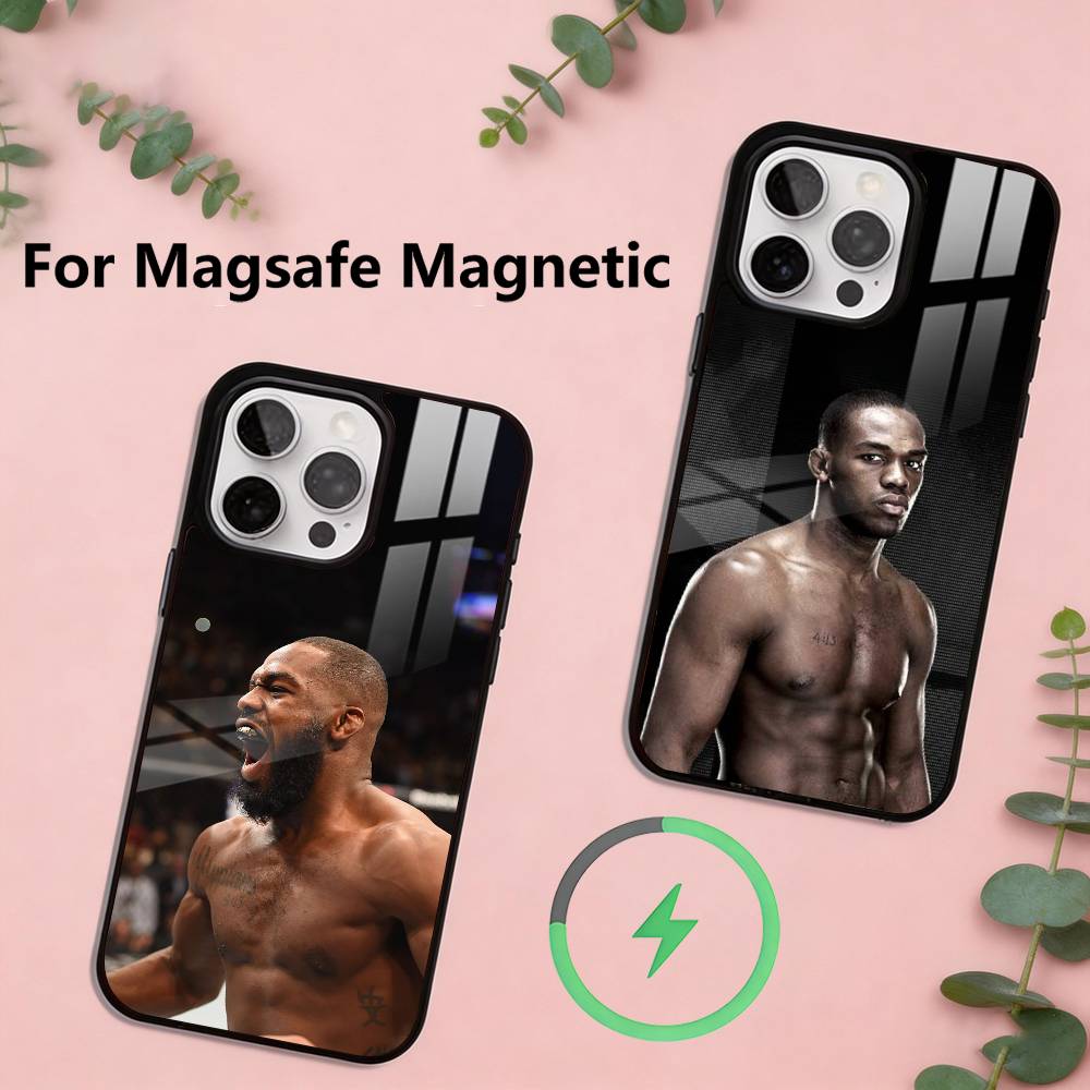 Boxen J-Jon J-Jones Bones Handyhülle Für iPhone17,16,15,14,13,12,11 Plus,Pro Magnetisch Für Magsafe Kabelloses Laden