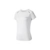 Li Ning Running Series Solid Color Quick-Dry Breathable Short Sleeve T-Shirt Women Tops White ATSS554-1