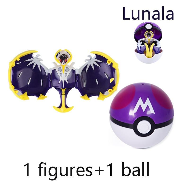 New  Figures Pikachu Charizard Greninja Pocket Monster Pokeball Action Deformation Model Toys Kids Birthday Gifts