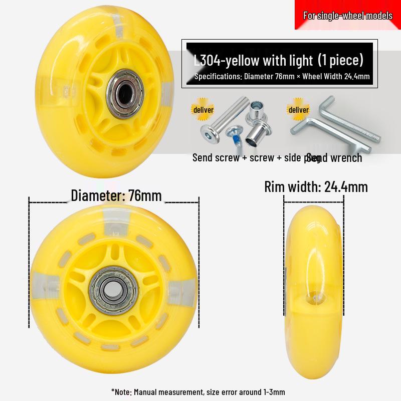 Universal Wheel Replacement for Luggage Suitcase: Leather Caster Rubber Roller Rim Repair Accessories