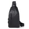 New Men's Breast Bag Stylish and Simple Business Shoulder Bag Travel Wear-resistant Messenger Bag