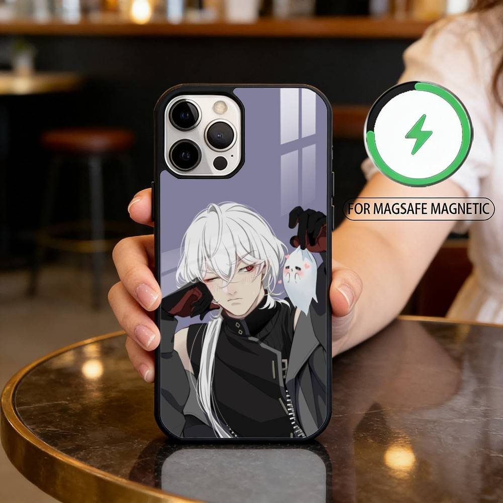 Game D-Date With Death Phone Case For iPhone17,16,15,14,13,12,11 Plus,Pro Max Magnetic For Magsafe Wireless Charging