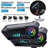 Y10 Helma Headset Motocykl 10m Interkom Bluetooth Sluchátka LED Osvětlení Interkom Přehrávač Hudby Moto Příslušenství