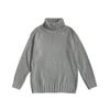 Men's Solid Color Turtleneck Sweater - Hong Kong Style, Korean-Inspired, Loose Fit, Trendy for Couples and Students