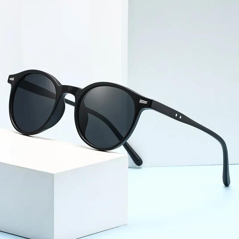 Vintage Round Frame UV Protection Myopia Glasses Korean Version Ultra Light Fashion Near Sight Eyeglasses for Women and Men