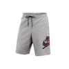 Air Jumpman Logo Print Knit Basketball Shorts Men Bottoms Grey DH9509-091