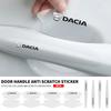 8Pcs Transparent Car Door Handle Wrist Sticker Protective Film Car Accessories For Dacia Bigster Spring Duster Sandero Jogger RS