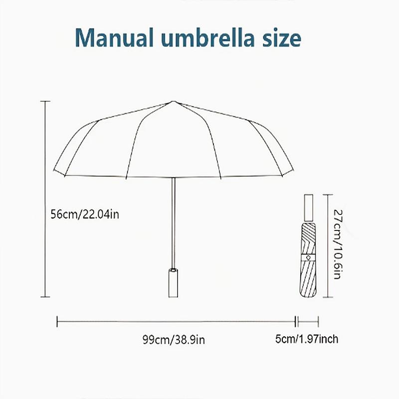 Hello Kitty  Pattern, Automatic Folding Umbrella, Portable and Foldable Design, 8 Ribs, a Christmas or Birthday Gift.