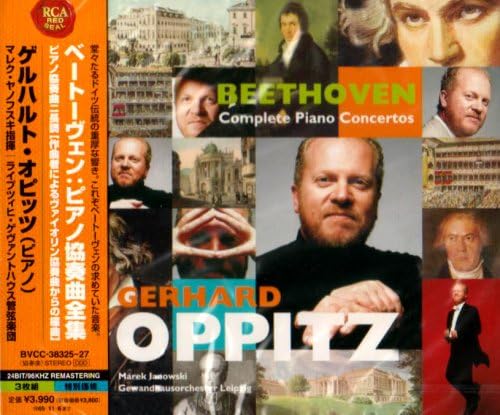 CD GERHARD OPITZ Beethoven Complete Piano Concertos BVCC38325 2005 Japan ObiClassical Used
