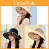 Korean Style Butterfly Bow Sun Hat With Wide Brim For Summer Outdoor Sun Protection
