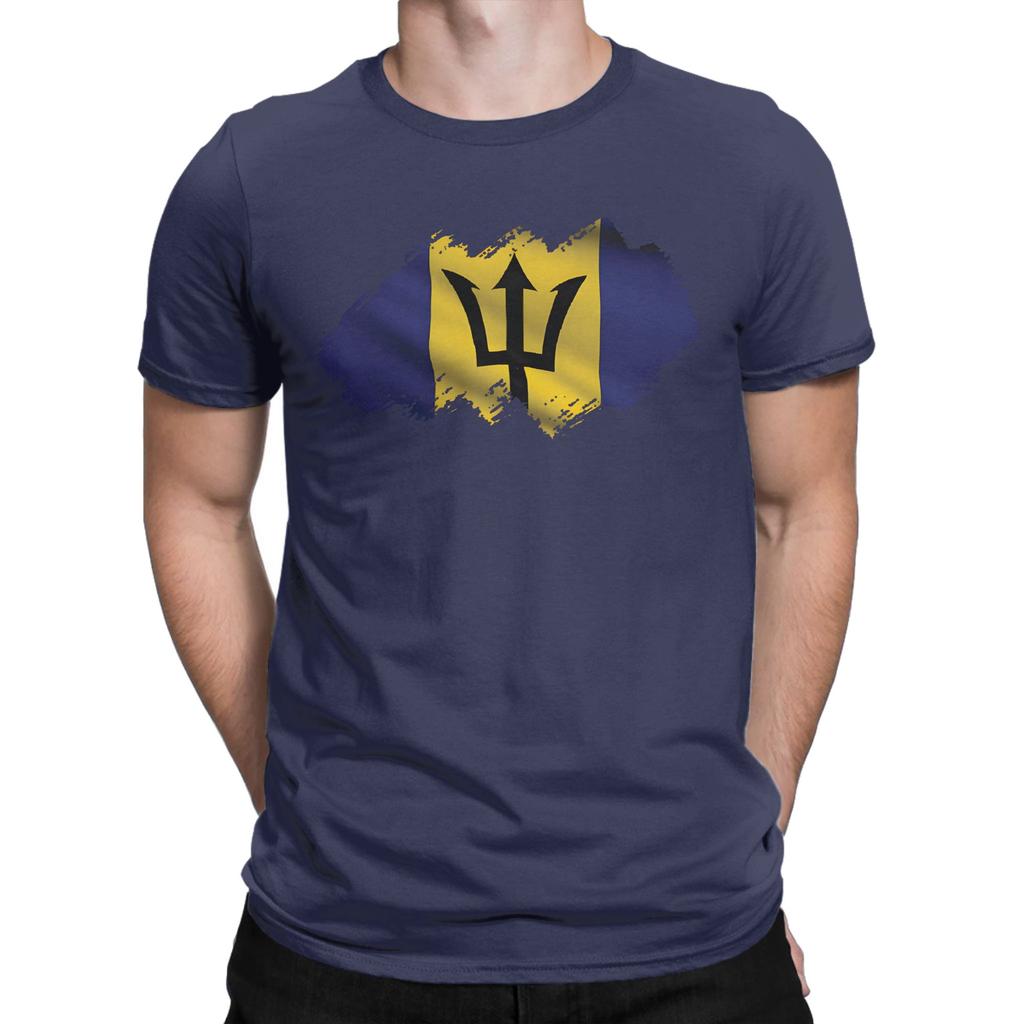 Barbados Flag Barbadian Accessories Unisex T Shirts 100 Cotton Tee Graphic Tops Tshirt