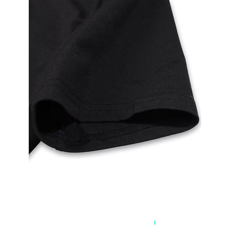Europäische Größen Herren Sport Fitness Fußball T-Shirt Atmungsaktives Muster Kurzarm Oberteil, Normale Passform Freizeitkleidung, Geeignet für Outdoor